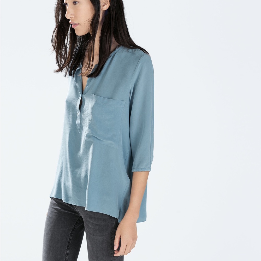 Zara Basic Blouse - image 1